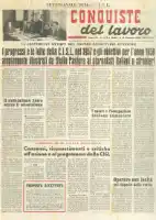 Conquiste del Lavoro del 11/01/1958 N. 1-2 Anno 11