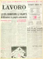Conquiste del Lavoro del 20/01/1952 N. 3 Anno 5