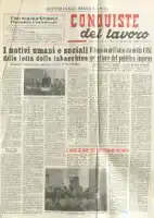 Conquiste del Lavoro del 18/01/1958 N. 3-4 Anno 11
