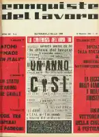 Conquiste del Lavoro del 15/01/1961 N. 3 Anno 14