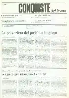 Conquiste del Lavoro del 31/10/1977 N. 3 Anno 30