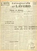 Conquiste del Lavoro del 30/01/1949 N. 4 Anno 2