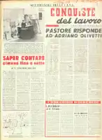 Conquiste del Lavoro del 30/01/1954 N. 4 Anno 7