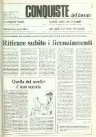 Conquiste del Lavoro del 02/02/1981 N. 5 Anno 34