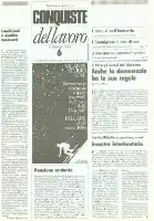 Conquiste del Lavoro del 10/02/1986 N. 6 Anno 39