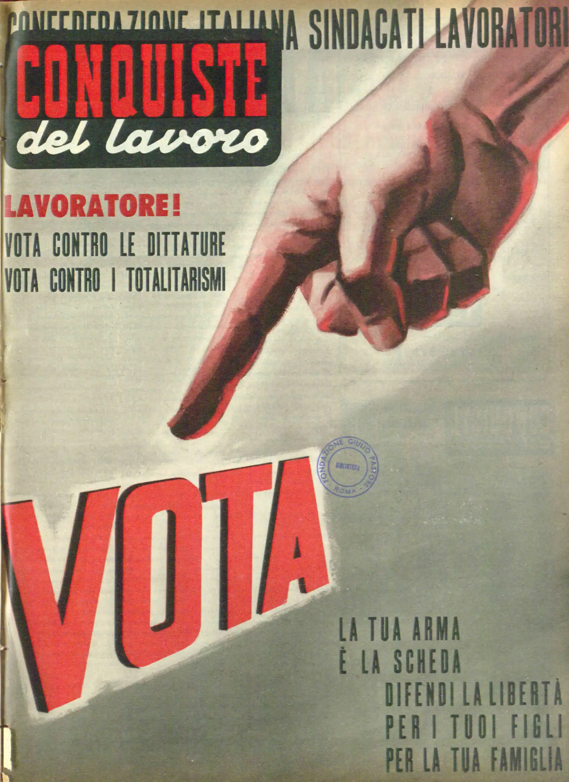 Conquiste del Lavoro del 25/05/1952 N. 14 Anno 5