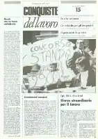Conquiste del Lavoro del 14/04/1986 N. 15 Anno 39