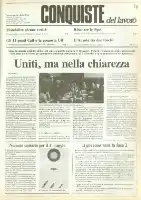 Conquiste del Lavoro del 20/04/1981 N. 16 Anno 34