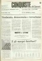 Conquiste del Lavoro del 28/04/1980 N. 17 Anno 33
