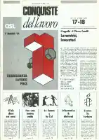 Conquiste del Lavoro del 23/04/1984 N. 17-18 Anno 37