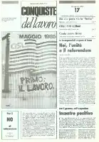 Conquiste del Lavoro del 29/04/1985 N. 17 Anno 38