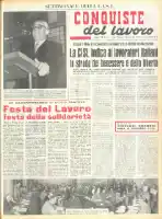 Conquiste del Lavoro del 30/04/1955 N. 18 Anno 8