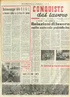 Conquiste del Lavoro del 09/05/1956 N. 18 Anno 9