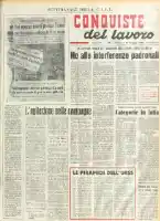 Conquiste del Lavoro del 19/05/1956 N. 19 Anno 9