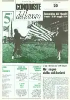Conquiste del Lavoro del 14/05/1984 N. 20 Anno 37
