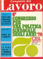 Conquiste del Lavoro del 01/06/1969 N. 21 Anno 22