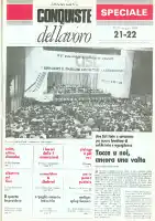 Conquiste del Lavoro del 21/05/1984 N. 21-22 Anno 37