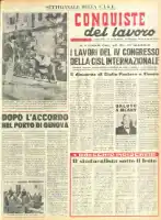 Conquiste del Lavoro del 28/05/1955 N. 22 Anno 8