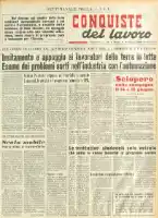 Conquiste del Lavoro del 09/06/1956 N. 22 Anno 9