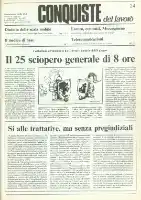 Conquiste del Lavoro del 14/06/1982 N. 24 Anno 35
