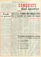 Conquiste del Lavoro del 03/07/1956 N. 25 Anno 9