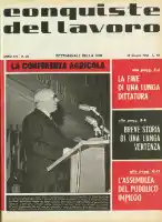 Conquiste del Lavoro del 18/06/1961 N. 25 Anno 14
