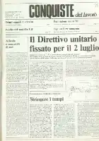 Conquiste del Lavoro del 22/06/1981 N. 25 Anno 34