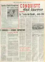 Conquiste del Lavoro del 06/07/1957 N. 26 Anno 10