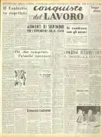 Conquiste del Lavoro del 10/07/1949 N. 27 Anno 2