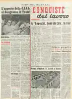 Conquiste del Lavoro del 13/07/1957 N. 27 Anno 10