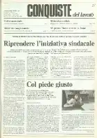 Conquiste del Lavoro del 06/07/1981 N. 27 Anno 34