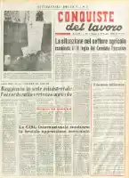 Conquiste del Lavoro del 21/07/1956 N. 28 Anno 9