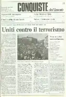 Conquiste del Lavoro del 13/07/1981 N. 28 Anno 34