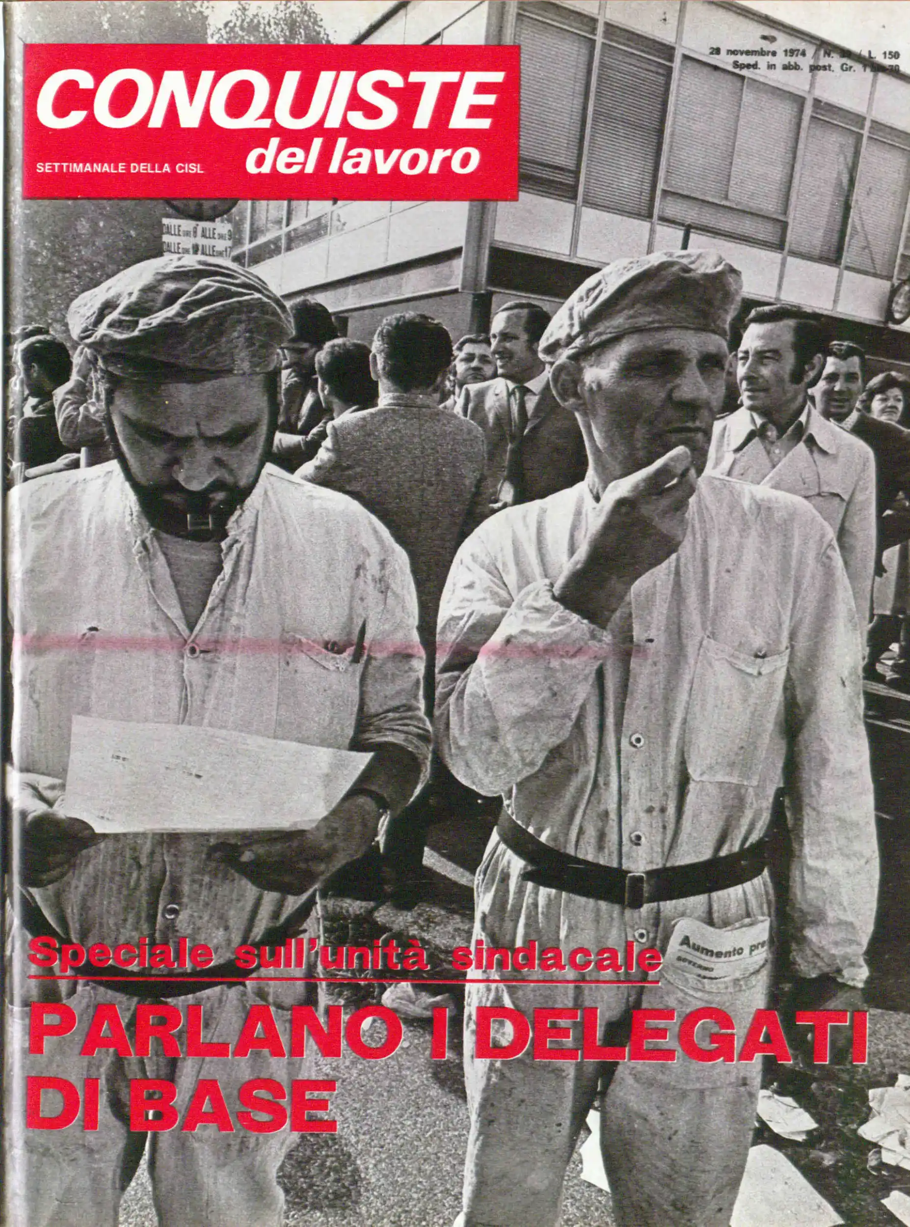 Conquiste del Lavoro del 28/11/1974 N. 29 Anno 27