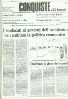Conquiste del Lavoro del 20/07/1981 N. 29 Anno 34
