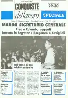 Conquiste del Lavoro del 22/07/1985 N. 29-30 Anno 38