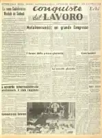 Conquiste del Lavoro del 07/08/1949 N. 31 Anno 2
