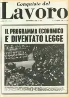 Conquiste del Lavoro del 06/08/1967 N. 31 Anno 20