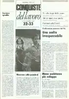 Conquiste del Lavoro del 03/09/1984 N. 32-33 Anno 37