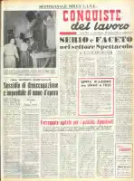 Conquiste del Lavoro del 13/08/1955 N. 33 Anno 8