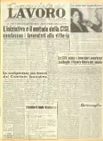 Conquiste del Lavoro del 01/10/1950 N. 38 Anno 3