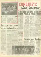 Conquiste del Lavoro del 06/10/1956 N. 38 Anno 9