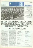 Conquiste del Lavoro del 19/10/1981 N. 39-40 Anno 34