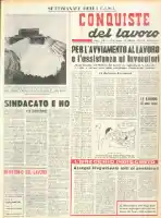 Conquiste del Lavoro del 16/10/1954 N. 40 Anno 7