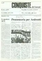Conquiste del Lavoro del 30/10/1978 N. 40 Anno 31