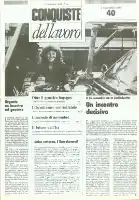 Conquiste del Lavoro del 04/11/1985 N. 40 Anno 38