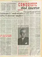 Conquiste del Lavoro del 02/11/1957 N. 41 Anno 10
