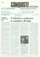 Conquiste del Lavoro del 13/11/1978 N. 42 Anno 31