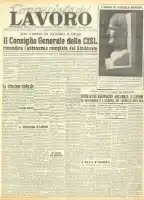 Conquiste del Lavoro del 05/11/1950 N. 43 Anno 3