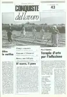 Conquiste del Lavoro del 21/11/1983 N. 43 Anno 36